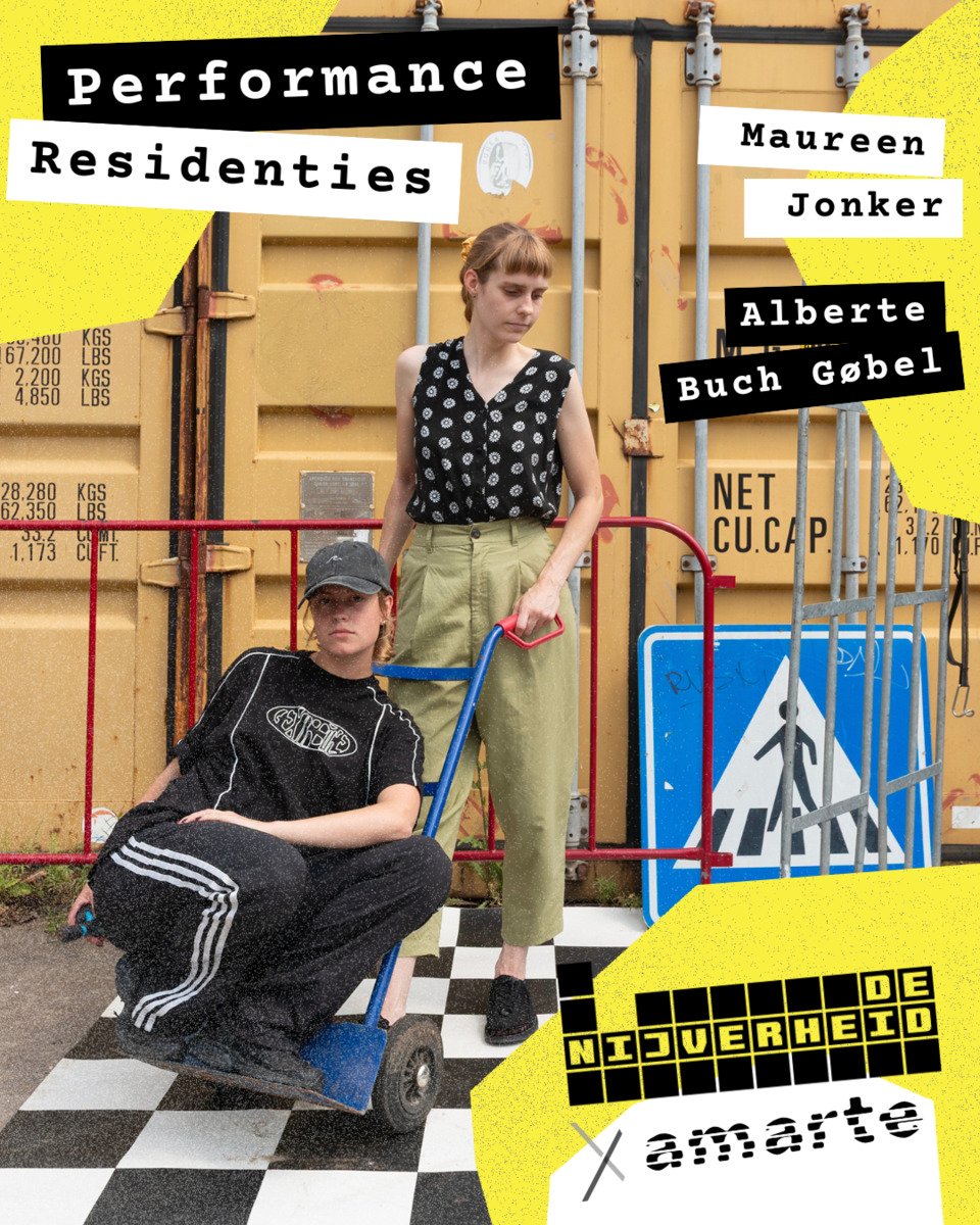 Residentieperformance: Maureen Jonker x Alberte Buch Gøbel