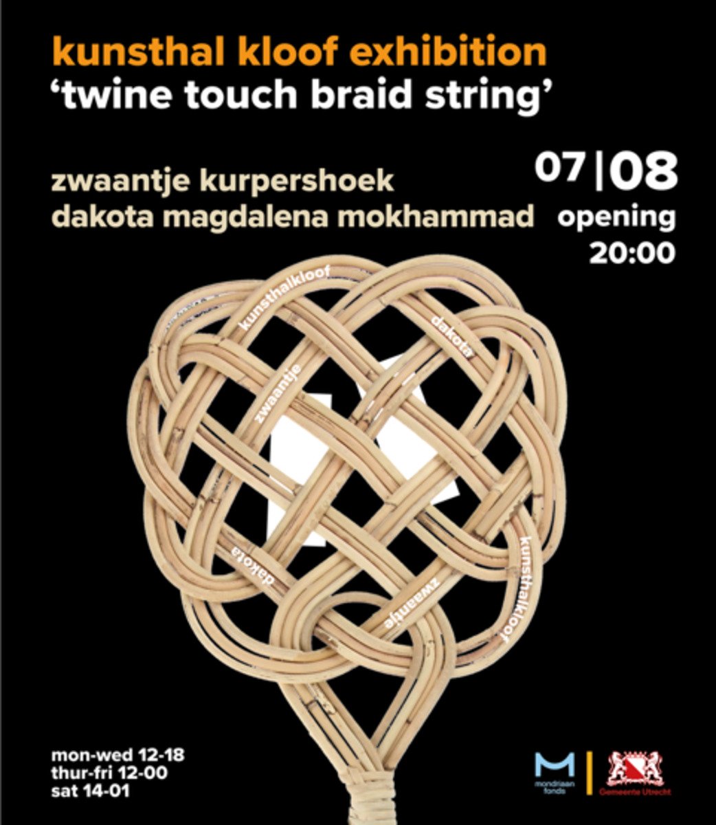 Twine touch braid sting | Zwaantje Kurpershoek en Dakota Magdalena Mokhammad